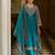 Ethnic Motifs Embroidered V-Neck Thread Work Kurta With Trousers & Dupatta