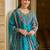 Ethnic Motifs Embroidered V-Neck Thread Work Kurta With Trousers & Dupatta