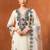 Women Floral Embroidered Regular Thread Work Pure Cotton Kurta with Trousers & With Dupatta