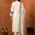 Women Floral Embroidered Regular Thread Work Pure Cotton Kurta with Trousers & With Dupatta