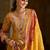 Women Ethnic Motifs Embroidered Regular Kurta with Trousers & Dupatta