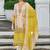Women Floral Printed Regular Thread Work Kurta with Trousers & With Dupatta