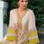 Women Floral Printed Regular Thread Work Kurta with Trousers & With Dupatta
