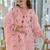 Women Floral Embroidered Regular Thread Work Pure Cotton Kurta with Trousers & With Dupatta