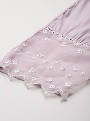 Women Floral Embroidered Regular Thread Work Kurta with Trousers & With Dupatta 8