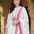 Women Floral Embroidered Regular Thread Work Pure Cotton Kurta with Trousers & With Dupatta
