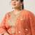 Plus Size Ethnic Motifs Embroidered Regular Kurta with Trousers & With Dupatta
