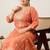 Plus Size Ethnic Motifs Embroidered Regular Kurta with Trousers & With Dupatta