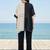 Women Colourblocked Regular Thread Work Kurta with Trousers
