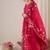 Floral Printed Pure Cotton A-Line Kurta With Trousers & Dupatta