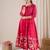 Floral Printed Pure Cotton A-Line Kurta With Trousers & Dupatta