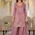 Women Ethnic Motifs Embroidered Regular Thread Work Kurta with Palazzos & With Dupatta