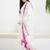 Floral Embroidered Thread Work Pure Cotton Kurta With Trousers & Dupatta