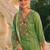 Floral Embroidered Thread Work Pure Cotton Kurta with Trousers & With Dupatta