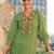 Floral Embroidered Thread Work Pure Cotton Kurta with Trousers & With Dupatta