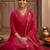 Women Ethnic Motifs Embroidered Regular Mirror Work Kurta with Trousers & With Dupatta
