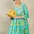 Floral Printed Regular Pure Cotton A-Line Kurta With Trousers