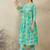 Floral Printed Regular Pure Cotton A-Line Kurta With Trousers