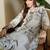 Women White Printed Regular V-Neck A-Line Pure Cotton Kurta Sets
