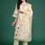 Floral Embroidered Pure Cotton Kurta with Trousers & Dupatta