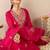 Embroidered Gotta Patti Work V Neck Kurta With Trousers & Dupatta