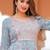 Reyon blue anarkali gawn