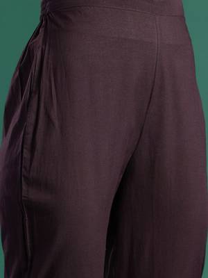 Women Striped Regular Mirror Work Pure Cotton Kurta with Trousers & With Dupatta 3