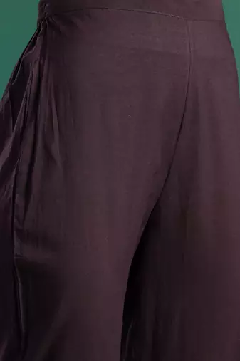 Women Striped Regular Mirror Work Pure Cotton Kurta with Trousers & With Dupatta