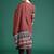 Women Striped Regular Mirror Work Pure Cotton Kurta with Trousers & With Dupatta