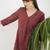 Women Printed Pleated Pure Cotton Kurta with Trousers