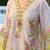 Floral Embroidered Regular Thread Work Kurta With Trouser & Dupatta
