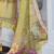 Floral Embroidered Regular Thread Work Kurta With Trouser & Dupatta