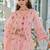 Women Floral Embroidered Regular Thread Work Pure Cotton Kurta with Trousers & With Dupatta