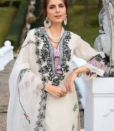 Ethnic Motifs Embroidered Pure Cotton Kurta with Trousers & Dupatta