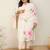 Plus Size Floral Printed Regular Kurta with Trousers & With Dupatta