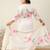 Plus Size Floral Printed Regular Kurta with Trousers & With Dupatta