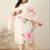 Plus Size Floral Printed Regular Kurta with Trousers & With Dupatta