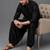 Black cotton pathani