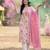 Floral Printed Square Neck Pure Cotton Straight Kurta With Trousers & Dupatta