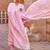 Floral Embroidered V-Neck Thread Work Pure Cotton Kurta With Trousers & Dupatta