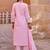 Floral Embroidered V-Neck Thread Work Pure Cotton Kurta With Trousers & Dupatta