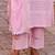 Floral Embroidered V-Neck Thread Work Pure Cotton Kurta With Trousers & Dupatta
