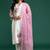 Plus Size Floral Print Beads & Stones Kurta with Trousers & Dupatta