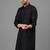 Black cotton pathani