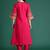 Ethnic Motifs Embroidered Regular Kurta with Trousers