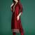 Ethnic Motifs Embroidered Sequinned Kurta with Trousers & Dupatta
