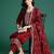 Ethnic Motifs Embroidered Sequinned Kurta with Trousers & Dupatta