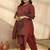 Plus Size Motifs Printed Regular Pure Cotton Kurta with Trousers & With Dupatta