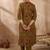 Floral Printed Notch Neck Pure Cotton Kurta With Trousers