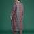 Plus Size Pleated Checked Cotton Kurta with Palazzos